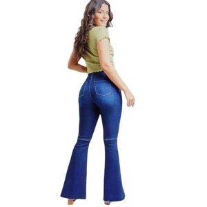 YMI Chloe Flare High Waist‎ Jeans Size 13/31 L5 NWT